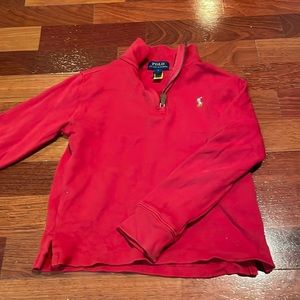 Boys Polo Ralph Lauren quarter zip up shirt sz 5